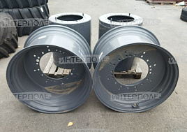 Комплект для сдваивания колес (-744) DW23х38 на жесткой проставке (под шину 710/70 R38) (с дисками 2 шт) (под мост диаметр. 546мм)