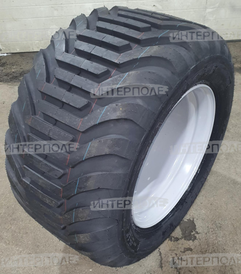 Колесо в сборе (Шина 550/45 -22,5 I-3E /166A8/ 20НС Б/К ARMOUR и Диск колеса СХТ 16,00х22,5 (8 отв) (К)) ПРАВОЕ