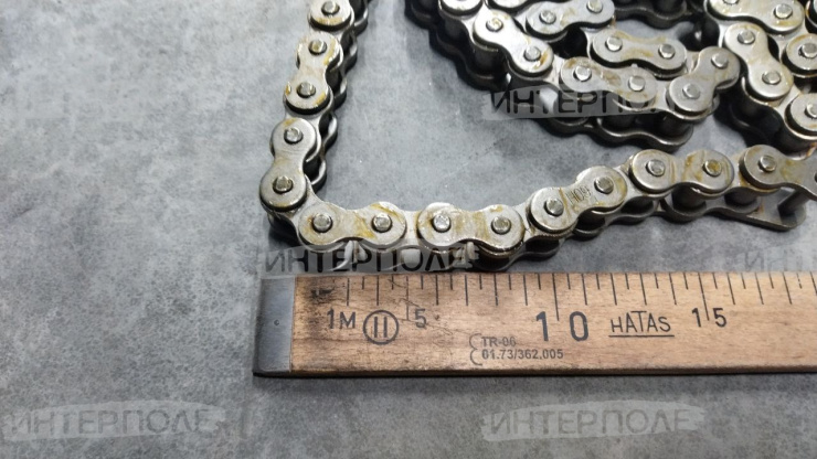 Цепь роликовая (t=19,05, 192 звена ) наклонной камеры John Deere