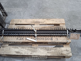 Опора (брус) противорежущий измельчителя (ножей-39+2) (ротор б/лопаток, нов.обр.) Есиль-760,КЗС-1218,Есиль-750,КЗС-10К Гомсельмаш