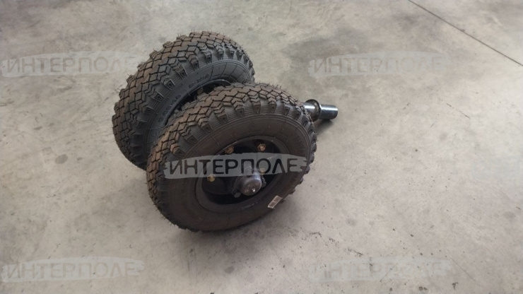 Колесо самоустанавливающееся в сборе со стойкой и ступицей БМШ-15