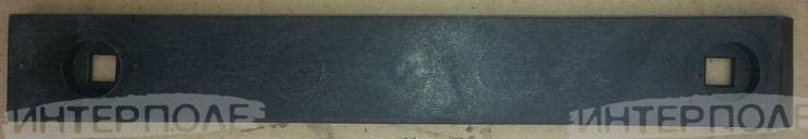 Накладка успокоителя наклонной камеры с 2013г. (L=270 + срез, под болт М8х20) Есиль-760,КЗС-1218,Есиль-750,КЗС-10К Гомсельмаш