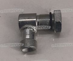 Угольник S24-S24 с контргайкой (М20х1,5КГ-М20х1,5)