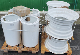 Комплект для сдваивания колес Т-150 DW18х24 на жесткой проставке (под шину 21,3 R24) (с дисками)