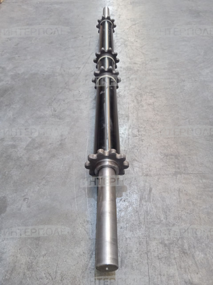 Вал верхний наклонной камеры КЗС-1218,Есиль-760