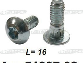 Болт М 6х 16 (торкс), класс 10.9, для крепления сегмента, Claas, New Holland, MacDon, Шумахер