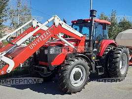 Трактор колесный YTO-X1304 (Погрузчик Универсал Premium с джойстиком, задние спаренные колеса)