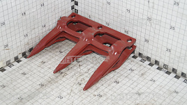 Палец тройной 14 мм.закрытый, красный