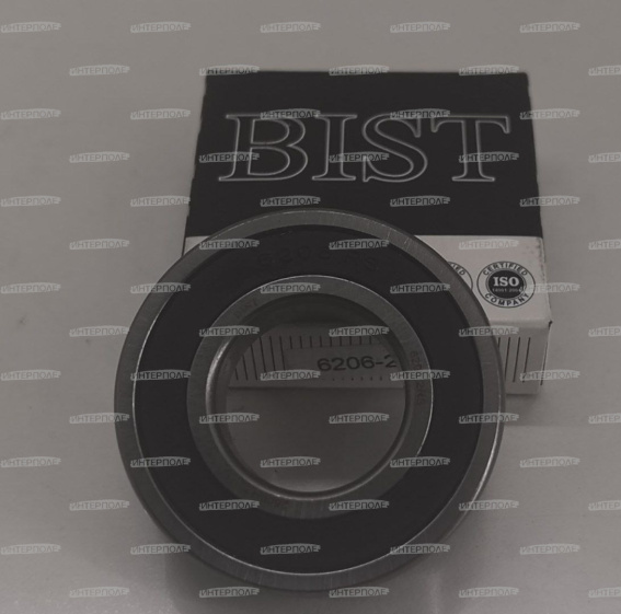 Подшипник 180206 (6206-2RS) (30х62х16) (BIST)