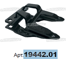 Палец двойной 12мм. закрытый, черный, короткий, Шумахер