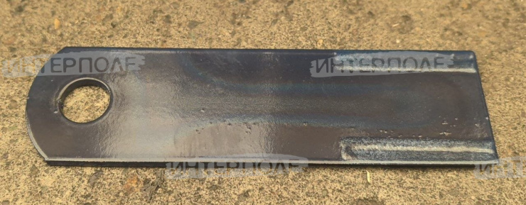 Нож измельчителя (d-18,1 4,0х50х173) гладкий, с лазерной наплавкой PrimeLine, Шумахер