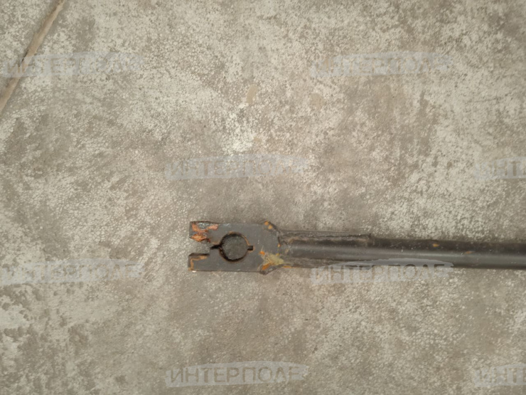 Тяга привода стрясной доски с сайлентблоком лев. усил. Есиль-740,КЗС-812,Есиль-760,КЗС-1218,Есиль-750,КЗС-10К Гомсельмаш