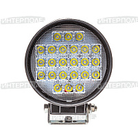 Фара светодиодная круглая 72W 24х3W-115mm Epistar (Spot) Направленный свет универсальная 12-24В