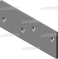 Доска полевая (боковина) L=300 ммS=10 мм двусторонняя с наплавкой ПЛНР ПЛН-8-35 (РЗЗ)