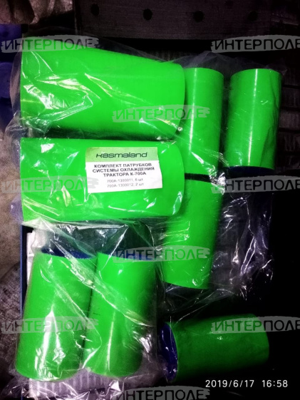 Комплект патрубков радиатора (8шт) (дв. ЯМЗ-238) К-700, СИЛИКОН (KASMALAND)