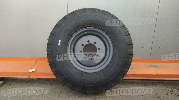 Колесо в сборе (Шина 9,00 -16 F-2A (Я-324А) /125A6 / 10НС (с камерой) ARMOUR и Диск колеса СХТ 6,00Fх16 (8 отв) (цельный) (К))