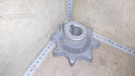 Звездочка (z= 8, t=38,0 d вала=25 мм.) транспортера загрузочного ОВС-25