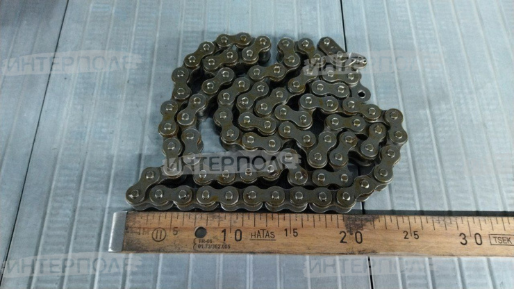 Цепь роликовая (t=19,05, .87 звеньев) привода жатки John Deere (Серия 900)