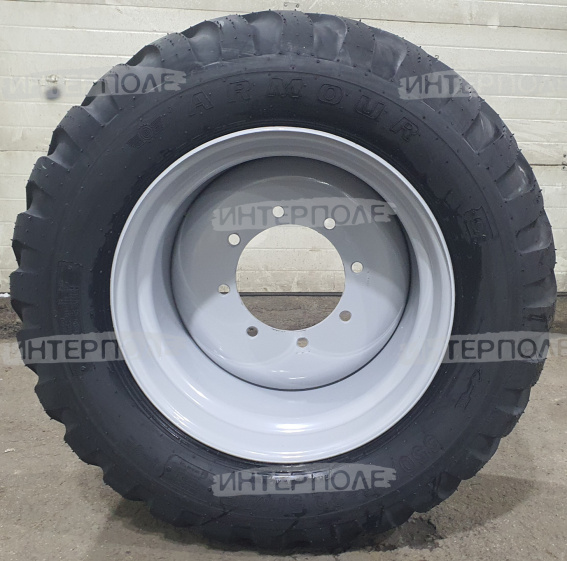 Колесо в сборе (Шина 550/45 -22,5 I-3E /166A8/ 20НС Б/К ARMOUR и Диск колеса СХТ 16,00х22,5 (8 отв) (К)) ЛЕВОЕ