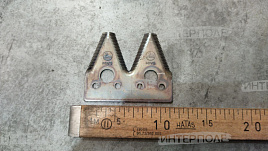 Сегмент двойной с мелкой насечкой, ножа жатки John Deere (JD600, JD900) MWS