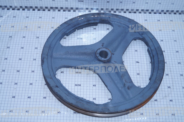 Шкив 1-руч. (d=410мм.) вала привода очистки (чугун) Нива-Эффект