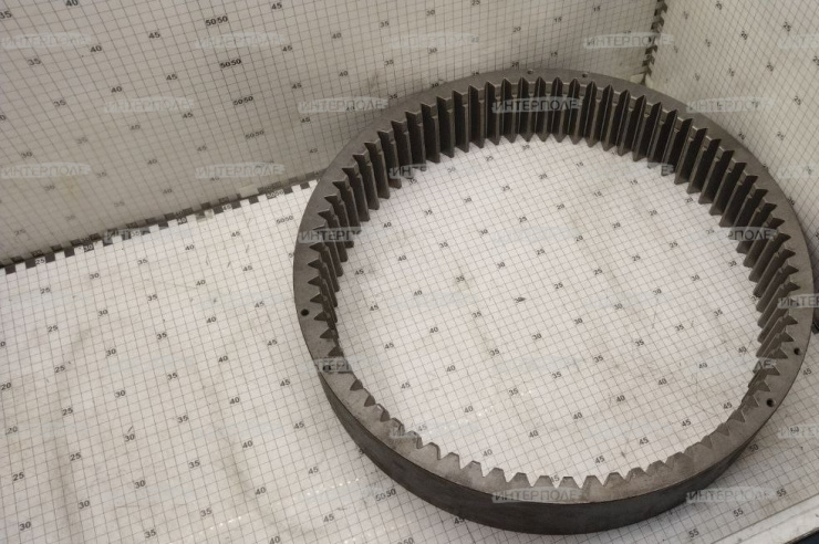 Шестерня коронная бортового редуктора 74Т(Бюлер)