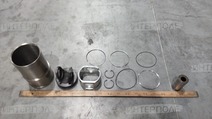 Поршень в сборе (кольца+палец+гильза) QSM11