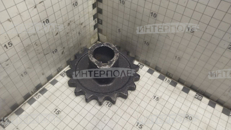 Звездочка (z=18, t=19,05 d=30 мм) зернового элеватора Дон-1500