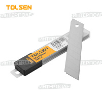 Лезвия сегментированные сменные 18 мм, 10 шт (TOLSEN)