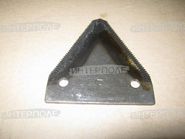 Сегмент ножа режущего аппарата Акрос, Торум, Вектор, Дон-1500А/Б, Дон-680/М, РСМ-1401
