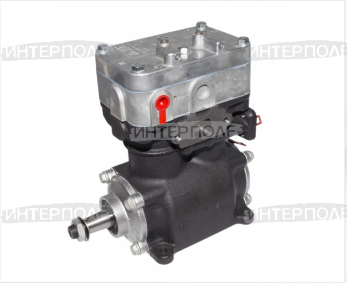 Компрессор 2-цилиндровый (без шкива) Зил, МАЗ, К-700, К-701, ЯМЗ, Т-150 (ПК АЙК Ижевск)