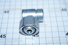 Угольник S27-S27 с гайкой (М22х1,5-М22х1,5)