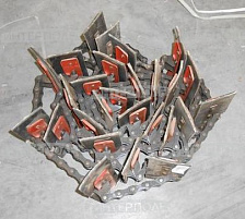 Цепь главного транспортера (L=6156мм, t=38,01) 27 скреб. (МЗС-90)