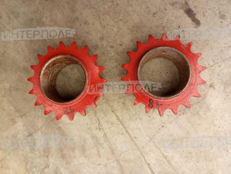 Звездочка (z=18) обгонной муфты ведомая КЗС-7-24, КЗС-812 Гомсельмаш