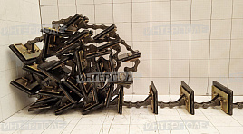 Транспортер зернового элеватора цепной L-5016мм (33 скребка 200х100) КЗК-1218, КЗК -10К - CHOHO