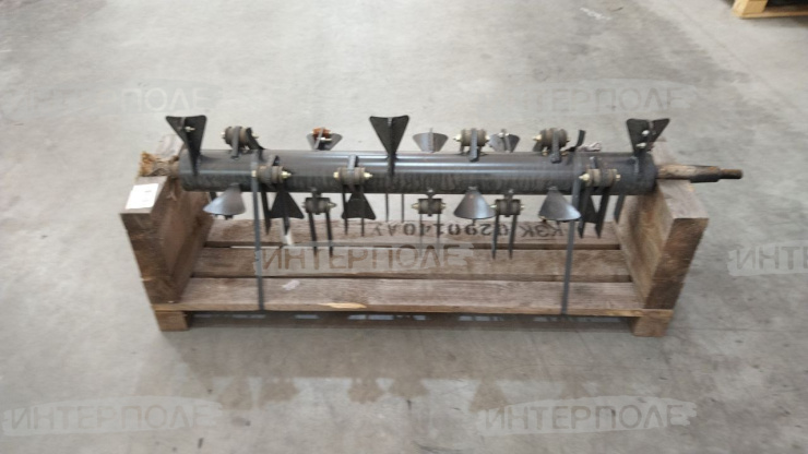 Ротор измельчителя с лопатками (24 ножа (Фотв. в кронштейн. =28 мм) Есиль-740,КЗС-812,Есиль-750,КЗС-10К Гомсельмаш