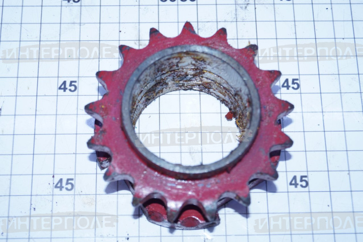 Звездочка (z=17, t=15,875) обгонной муфты ведомая КЗС-7-24, КЗС-812 Гомсельмаш