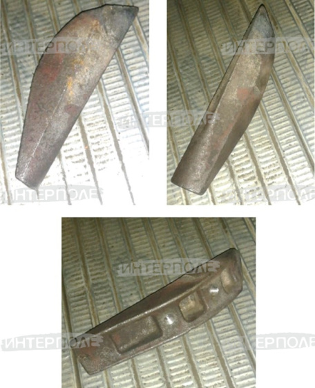Долото (наральник) анкерного сошника 35 мм (литье сталь) СКП-2,1