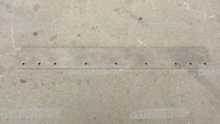 Нож средний 1800х204х20 мм, ст. 65, ДЗ-98 ст.образца