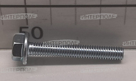 Болт М 6х 40х1,0 с фланцем, класс 8.8 полная резьба