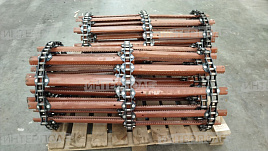 Транспортер наклонной камеры Вектор (безбитерной )АХЦ Б101.03.33.000 52 пл. 4 мм. болт d 10 мм ОМСК