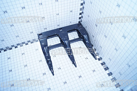 Палец тройной 12мм. закрытый, черный, для жатки Honey Bee, Шумахер