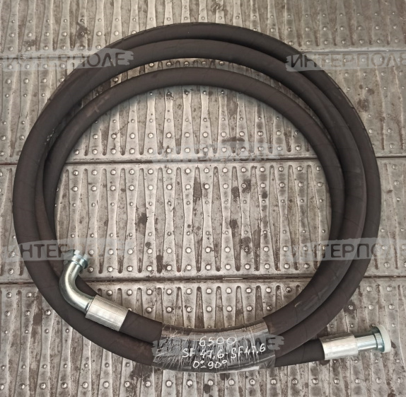 РВД Ф25 L6500 (фланец-фланец 90°) 4SH