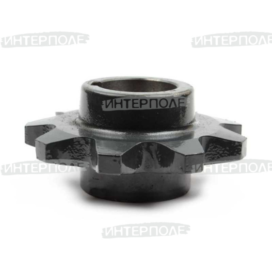 Звездочка (z= 9, d вала=45 мм.) верхнего вала наклонной камеры Claas (Commandor, Dominator, Mega)