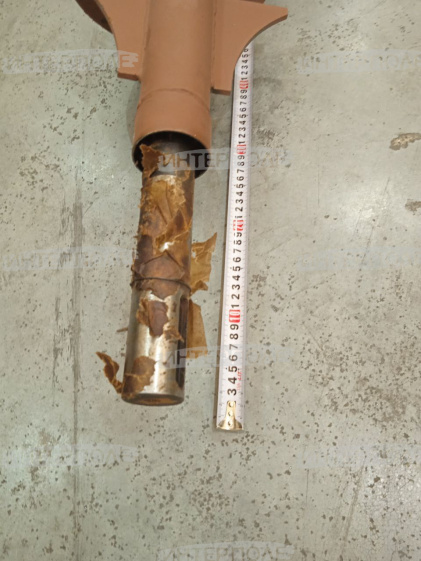 Шнек бункера горизонтальный цапфы (d=40, 55мм) (с 2012г) Есиль-750, КЗС-10К Гомсельмаш