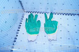 Перчатки обрезиненные (ХБ с двойным латексным покрытием)