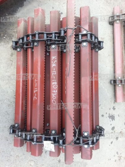 Транспортер наклонной камеры цепной L-3458мм., (левый) КЗК-1218 Нов-рск