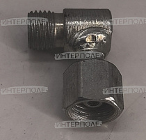 Угольник S17-S17 с гайкой (М14х1,5-М14х1,5)