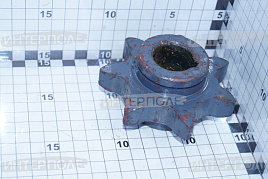 Звездочка (z= 7, t=38,0 d вала=30 мм.) привода колосового элеватора Есиль-760,КЗС-1218,Есиль-750,КЗС-10К Гомсельмаш