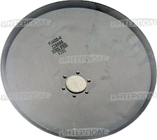 Диск 400х4,0 мм сошника без ступицы (Бор.сталь, 6 отверстий на диаметре 72 мм, EDX Амазон) МЕХТЕХ